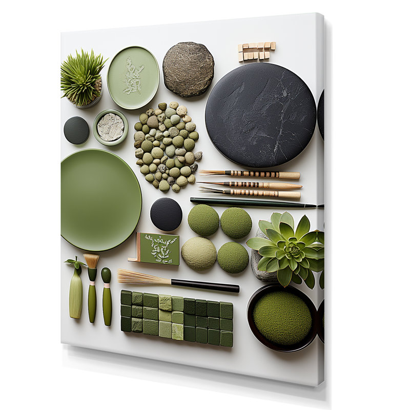 Articles de toilette minimalistes zen relaxants, H 32 po x l 16 po x P 1 po
