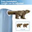 Tringle à rideaux simple ajustable Oren Bear-21786370-21786373