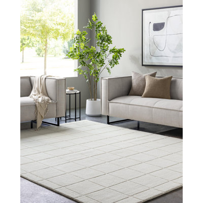 Tapis rectangulaire en laine