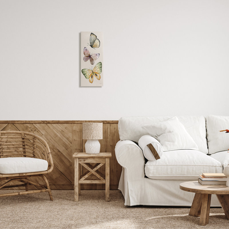 «Fluttering Butterfly Trio» par Carol Robinson, H 24 po x l 10 po