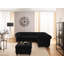 75 cm W Velvet Square Footstool-136362024
