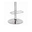 Tabouret de bar à hauteur ajustable avec siège pivotant en acrylique et chrome au design moderne et élégant-556331552
