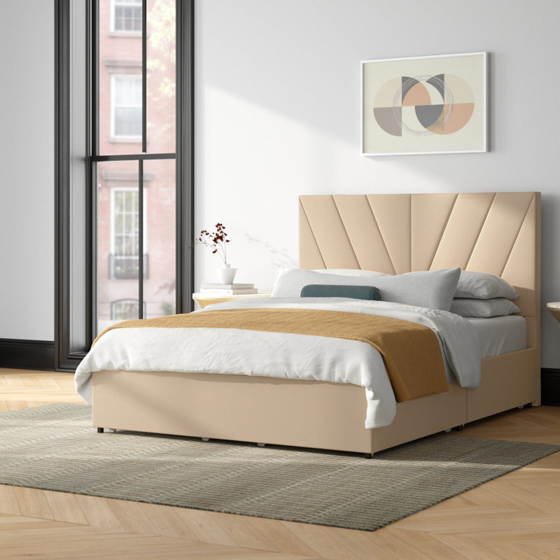 Cletus Upholstered Platform Storage Bed, Full