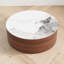 Table basse ronde avec rangement-1930251887