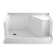 Memoirs® 48" x 36" Single Threshold Left-Hand Drain Shower Base with Integral Seat At Right