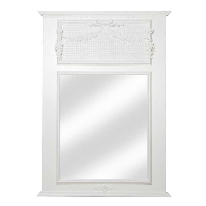 Miroir décoratif Trumeau, Blanc