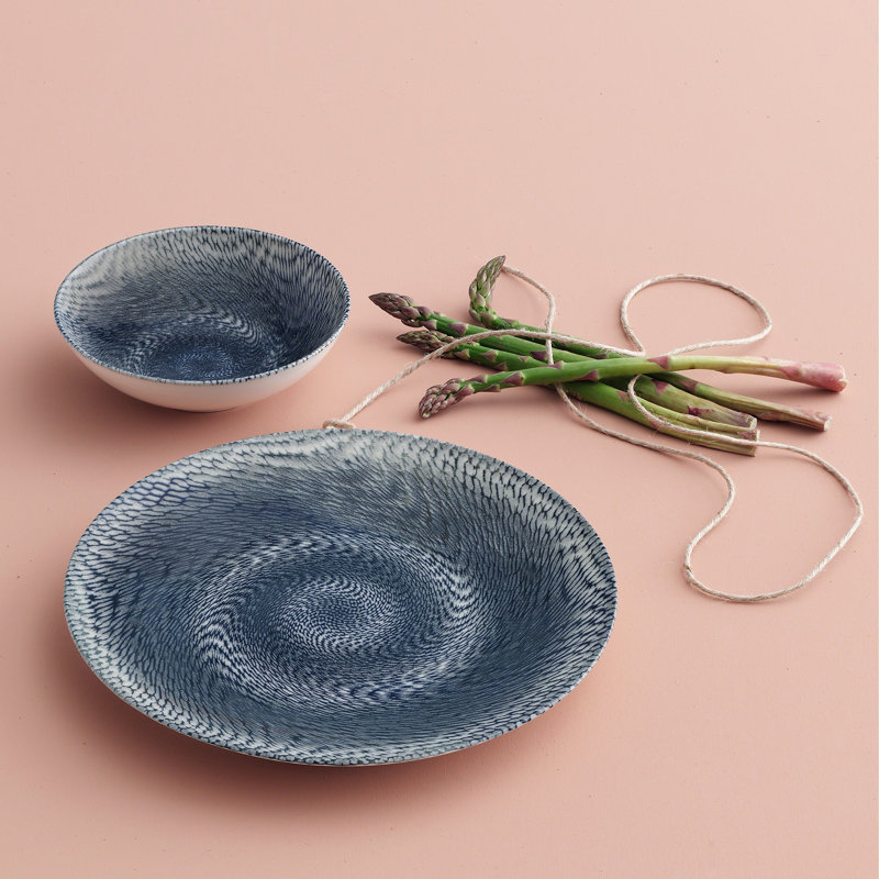 Brayfield Porcelain China Dinnerware Set 24 Piece - Service for 6