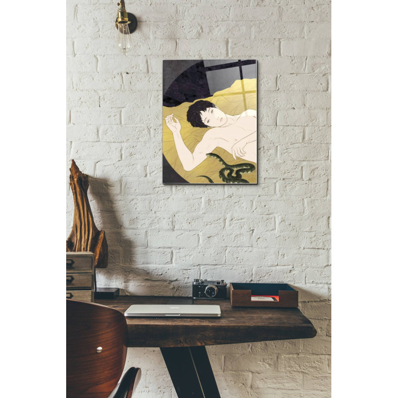 «Utsutsu» par Sai Tamiya, art mural en verre acrylique, H 16 po x l 12 po x P 0,12 po