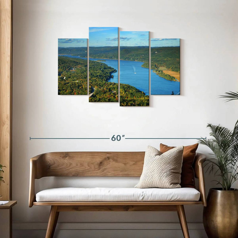 Alvord Hudson River d'en haut, H 27 po x l 43 po