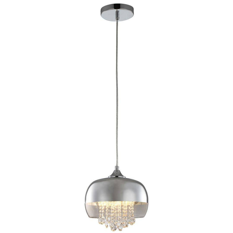 Odebolt 1 - Light Chrome Single Pendant
