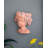 8X4x9" Visage Head Bust Planter - Home Wall Planter-1923768361