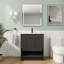 Meuble-lavabo 30 po avec lavabo en céramique, armoires à fermeture en douceur-519971097