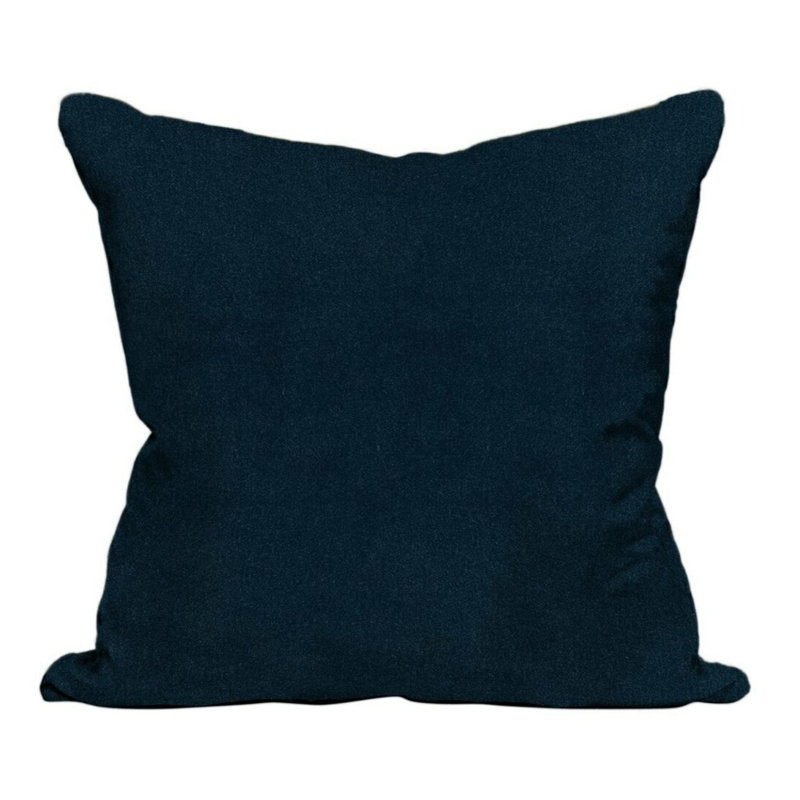 Bay Square Indoor/Outdoor Pillow Cover & Insert, Navy
