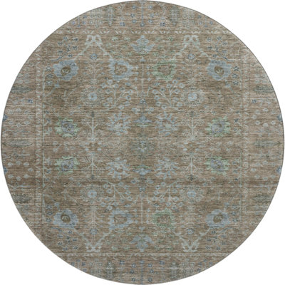 Premium Machine Washable Wayne AMF1106 Global Rug