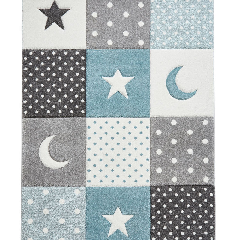 Dalke 20340 Blue Machine Made Area Rug