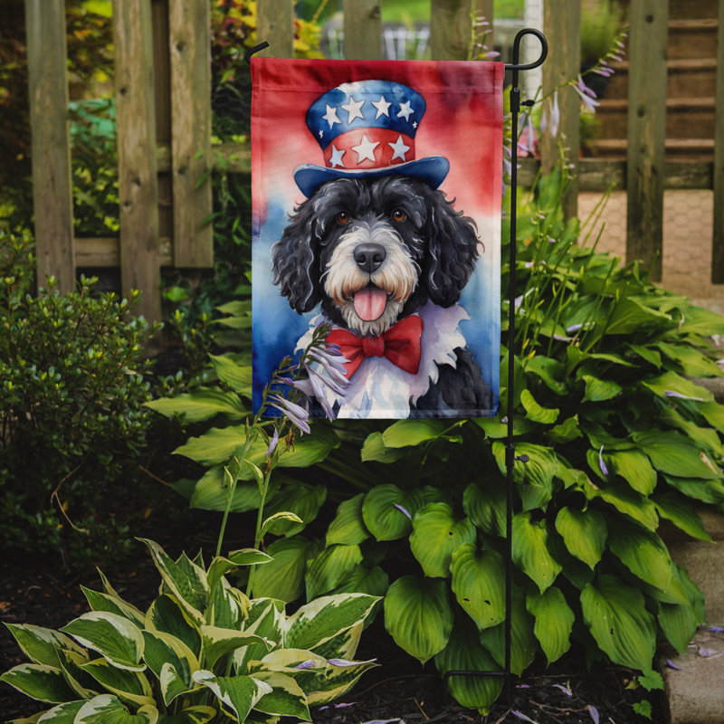 Drapeau patriotique du jardin américain, Chien d'eau portugais