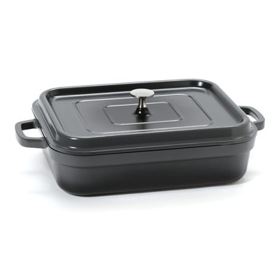 G.E.T. Heiss 5 Quarts Non-Stick Aluminum Rectangle Roasting Pan