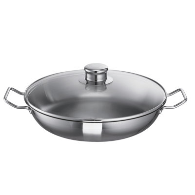 Schulte Ufer Profi-Line I Stainless Steel Round Braiser with Lid