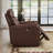 34.65'' W Contemporary Premium Top-Grain Leather Power Reclining Chair With USB & Type-C-1210241720