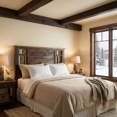  Appalachian Windowpane Headboard - Cal King