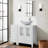 Goudelock 36'' Single Bathroom Vanity with Manufactured Wood Top-36717245-36717244