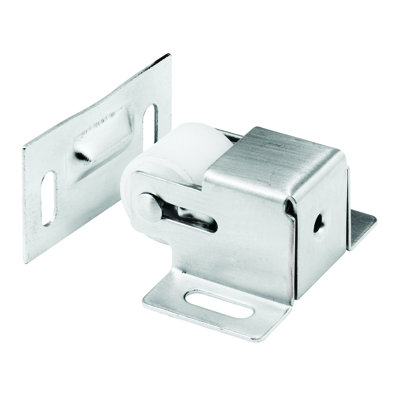 Boîtier en acier plaqué à ressorts et gâche Prime-Line (paquet simple)