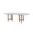 Triad Double Pedestal Dining Table With Leaf