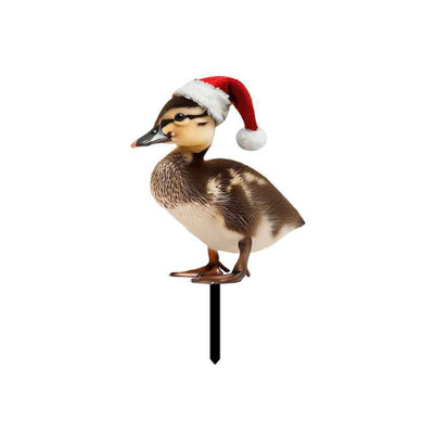 JSTY323-331 Insertion de jardin de Noël, chapeau de Noël, décoration de fête de poulet, Plugin