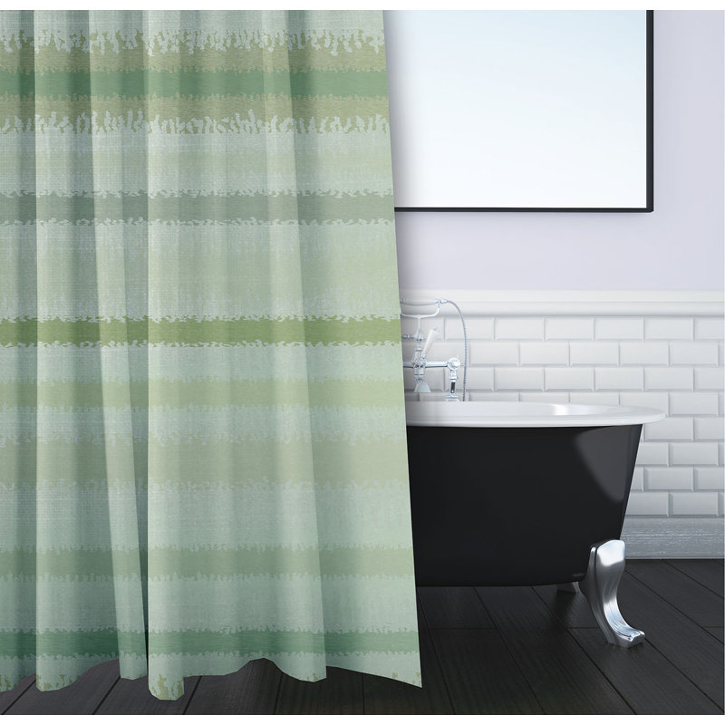 Rideau de douche simple Dorazio, Vert
