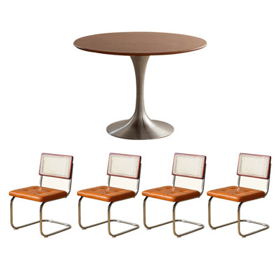 Vintage wood table set