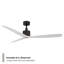 Spinster 3-Blade Smart Ceiling Fan-60674219