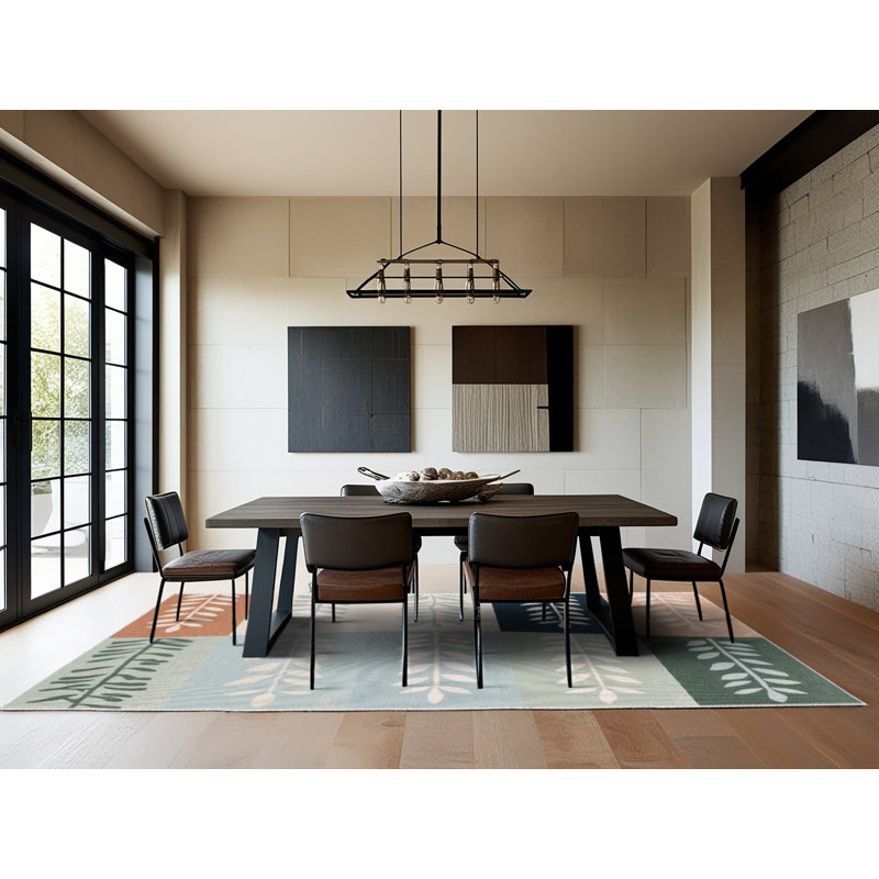 Pastel Grove Rug, Square 5'