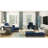 Upholstered Convertible Sofabed with Storage