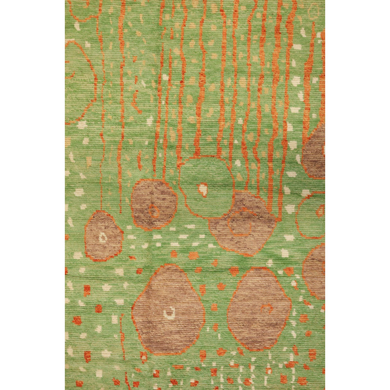 Tapis vert nouvel âge Oushak Rugs