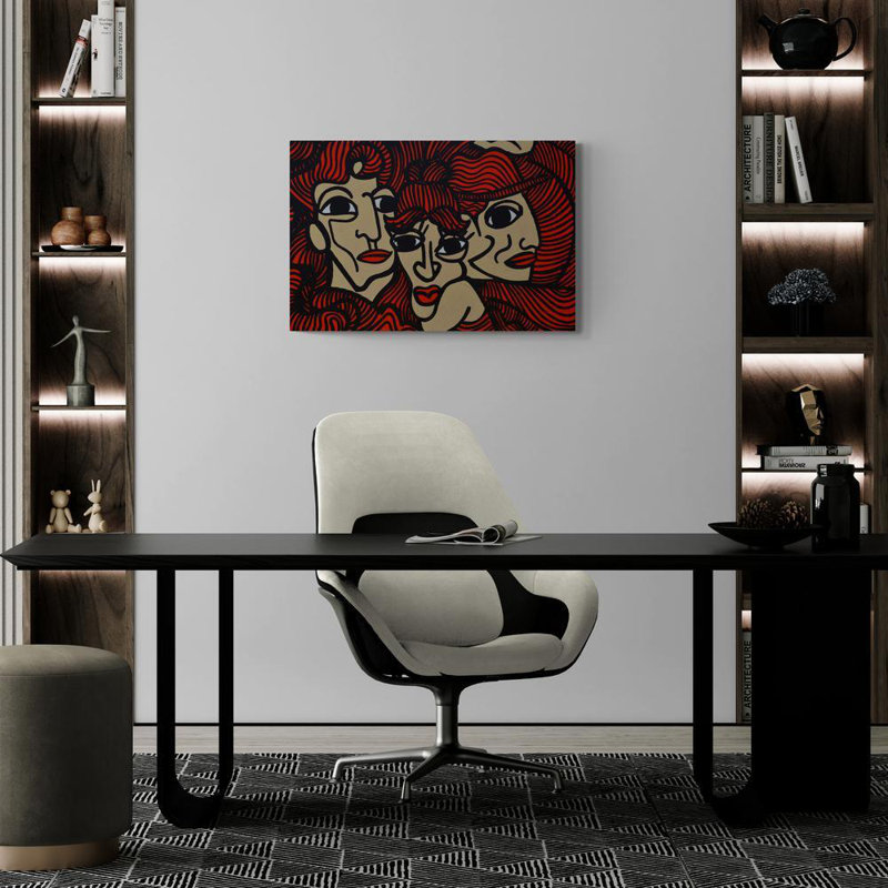 Flamenco, 24" H x 36" W