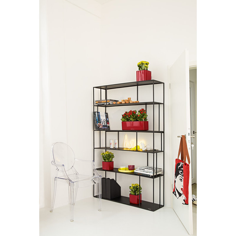 Cube Pot Planter, Scarlet Red