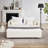 66 Inch Sleeper Sofa Bed 3-in-1 Adjustable Sleeper with Pullout Bed 4 Pillows and Side Pockets Soft Corduroy Convertible Sleeper Sofa Bed-1892934059
