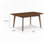 Table de salle à manger rectangulaire Jameila