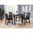 Square Faux Marble Counter Height Table
