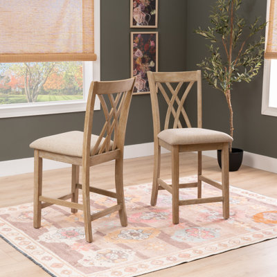 Tabourets de comptoir rembourrés Asherton