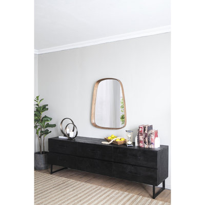 86.5x20x30.5" Cabinet, Black - Classic Wood And Iron Sideboard With Efficient Storage Design Cabinet Contemporary Wood, Iron, Practical