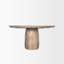 Ab Round Solid Wood Dining Table-437854509