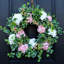 Couronne rose et blanche hortensia, lierre anglais et baie-1036110924-1036108257