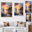 «Espagne Sunset at Ibizas I», reproduction d'art sur toile-91284390-91284397