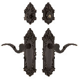 Nostalgic Warehouse Victorian Entry Set with Manor Lever