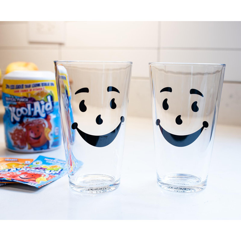 Verres à bière 16 onces Kool-aid Man | Ensemble de 2