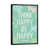 Black Floater Framed