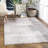 Mciver Power Loom Cream/Medium Gray/Pale Pink/Light Gray Pink Rug-1878265668