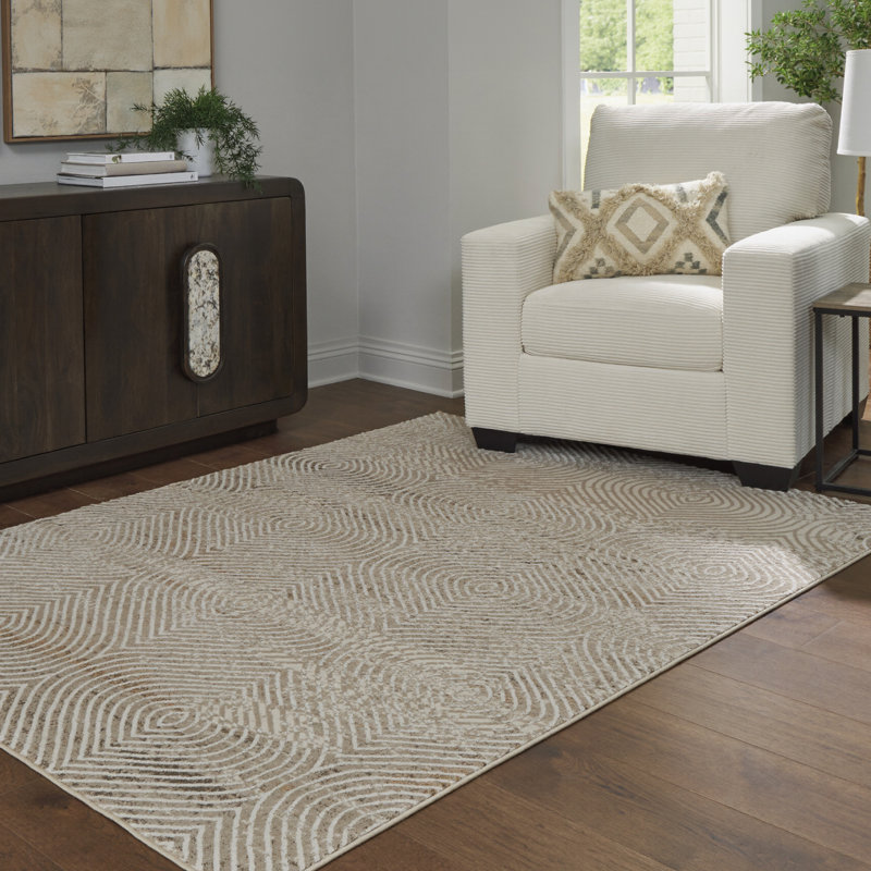 Bachus 5'3" X 7' Area Rug, Rectangle 5'3" x 7'
