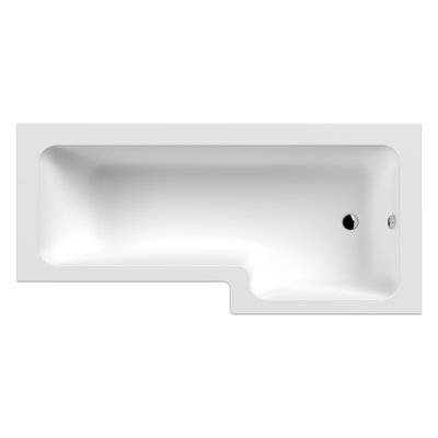 1800mm x 850mm Surface / Recess Soaking Acrylic Bathtub